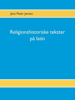 cover image of Religionshistoriske tekster på latin
